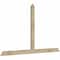 Ekena Millwork Portland Rough Sawn Timber Gable Bracket, Douglas Fir, 84"W x 49"H x 2"D x 4"F, 14/12 Pitch GBW084X49X0204POR00RDF - alternate 4